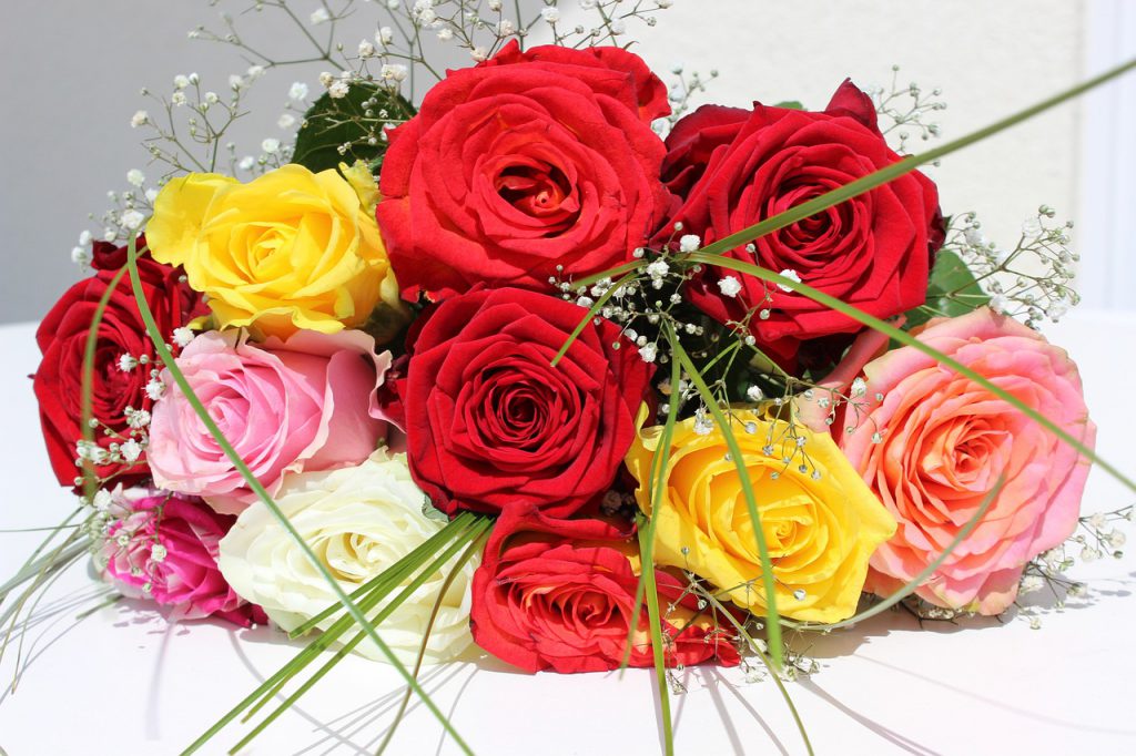 バラの花束